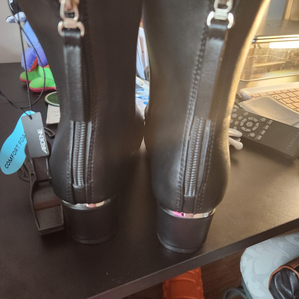 Ardene Black Women's Boots With Silver Accents